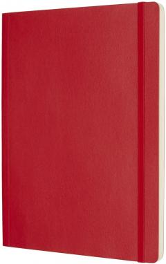 Carnet - Moleskine Classic - X-Large, Soft Cover, Plain - Scarlet Red