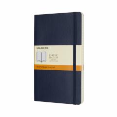 Carnet Moleskine - Sapphire Blue Large Ruled Notebook Soft