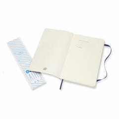 Carnet Moleskine - Sapphire Blue Large Ruled Notebook Soft