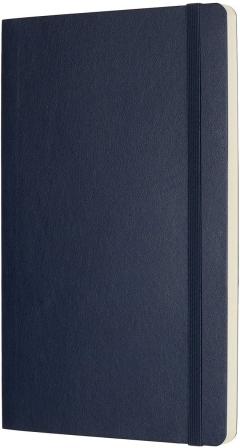 Carnet - Moleskine Classic - Large, Plain, Soft Cover - Sapphire Blue