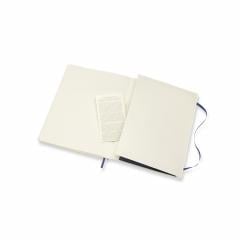 Carnet Moleskine - Sapphire Blue Extra Large Ruled Notebook Soft Moleskine