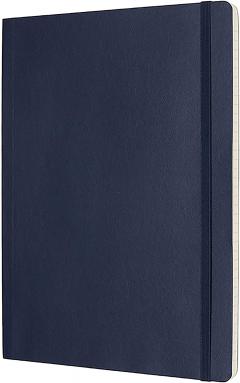 Carnet - Moleskine Classic - X-Large, Soft Cover, Ruled - Sapphire Blue