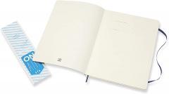 Carnet - Moleskine Classic - X-Large, Soft Cover, Ruled - Sapphire Blue