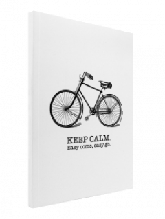 Caiet - Keep calm White