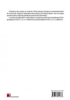 Atestatul de informatica