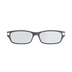 Ochelari gri de citit +2.0 cu beculete LED