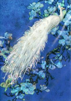Felicitare - The White Peacock Artige