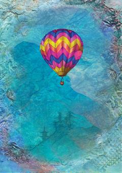 Felicitare - Hot Air Balloon Card Artige