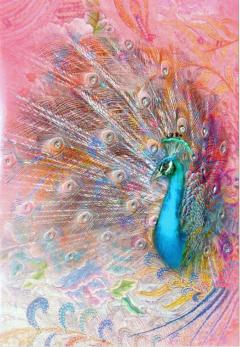 Felicitare - Peacock Artige