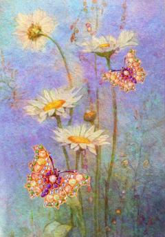 Felicitare - Amethyst Butterflies Artige