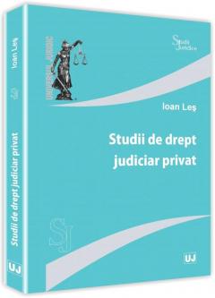 Coperta cărții Studii de drept judiciar privat
