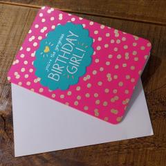 Felicitare - Gorgeous Birthday Girl! Pigment Productions