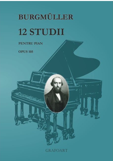 Burgmuller - 12 studii pentru pian