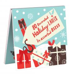 Set 80 etichete pentru cadou - Holiday Labels