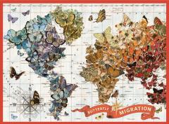 Puzzle 1000 piese - Wendy Gold Butterfly Migration