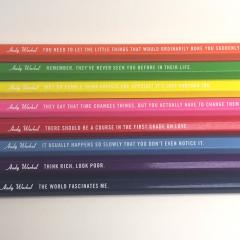 Set 8 creioane colorate - Warhol Philosophy 2.0 Galison
