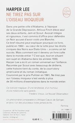 NE Tirez Pas Sur L'Oiseau Moqueur