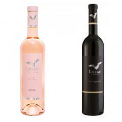 Pachet 2 vinuri Liliac rosu si rose