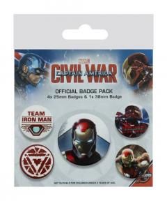 Insigna - Captain America Civil War - mai multe modele