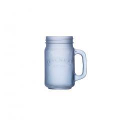 Borcan cu maner - Frosted Blue - 400 ml