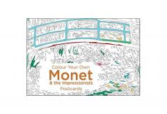 Carti postale - Colour Your Own Monet & the Impressionists