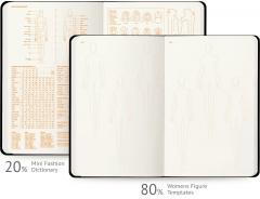 Carnet pentru schite Fashionary A4 - Women