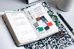 Carnet pentru schite Fashionary A6 Fung Print - Henrik Vibskov