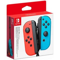 Pereche Controller Joy-Con pentru Nintendo Switch Neon Red si Neon Blue