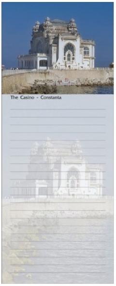 Blocnotes magnetic Romania - Modele diferite 