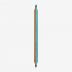 Creion bicolor - Light Blue and Brown Legami