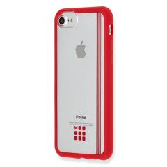 Carcasa rosie Hard Case Iphone 7 Transparent Elastic Moleskine