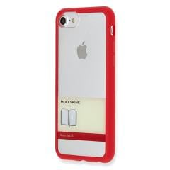 Carcasa rosie Hard Case Iphone 7 Transparent Band | Moleskine