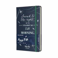 Carnet - Moleskine Peter Pan Limited Edition Pirates Sapphire Blue Large Ruled Notebook Hard