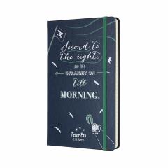 Carnet - Moleskine Peter Pan Limited Edition Pirates Sapphire Blue Large Ruled Notebook Hard