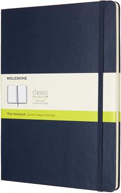 Carnet - Moleskine Classic - Hard Cover, X-Large, Plain - Sapphire Blue