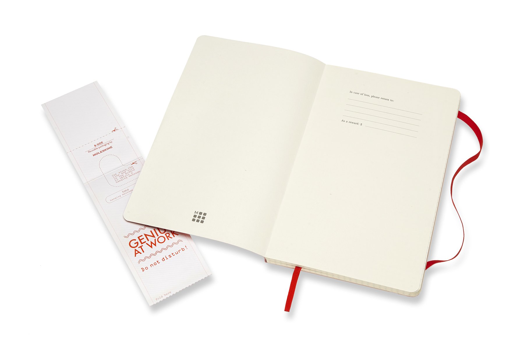 Agenda Moleskine Classic Notebook, Extra Large, Squared, Scarlet Red