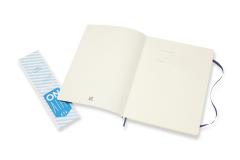Agenda - Moleskine Classic Notebook, Extra Large, Dotted, Sapphire Blue, Soft Cover