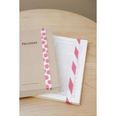 Semn de carte - Rubebrband Pink Kikkerland