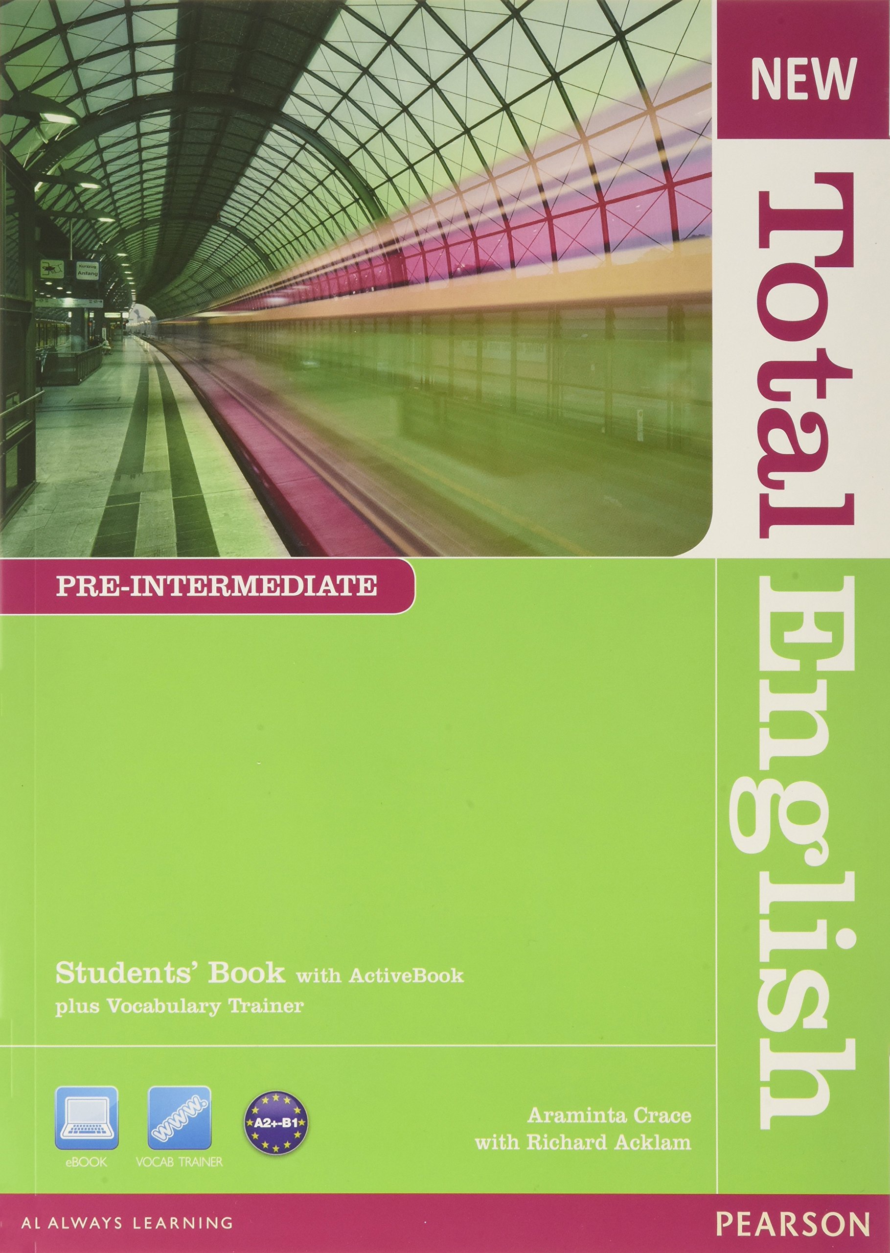 New Total English Pre-Intermediate Students Book with Active Book