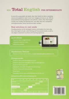 New Total English Pre-Intermediate Students Book with Active Book