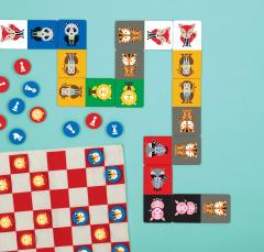 Joc - Games to go - Dominoes Geometric Animals