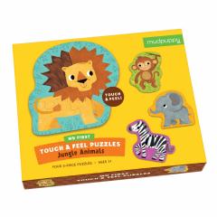 Puzzle interactiv 12 piese - Jungle Animals Mudpuppy