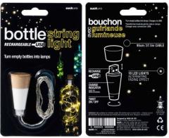 Dop luminos - White String Bottle Light
