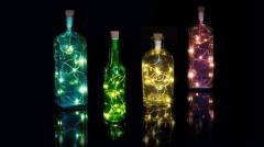 Dop luminos - Multicolour String Bottle Light