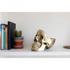 Suport decorativ - Skull Tidy Gold