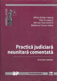 Coperta cărții Practica judiciara neunitara comentata