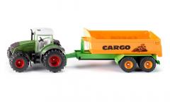 Jucarie - Fendt with Hooklift Trailer and Carriage