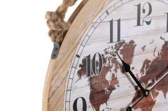 Ceas de perete - Wood Clock - Maro