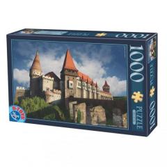 Puzzle 1000 piese - Imagini din Romania - Castelul Corvin Hunedoara - Ziua