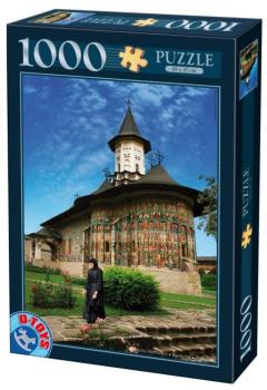 Puzzle 1000 piese - Imagini din Romania - Manastirea Sucevita